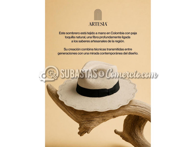 Sombrero Artesanal de Artesia - Diseño Uruguayo Hecho a Mano